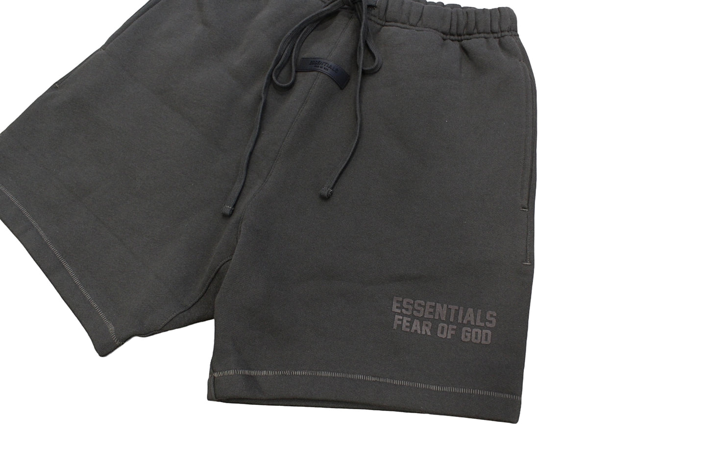 Essentials Logo Brown Shorts