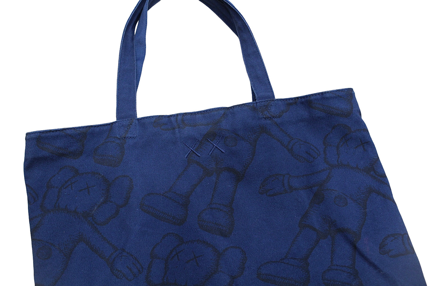 Kaws Monogram Blue Tote Bag