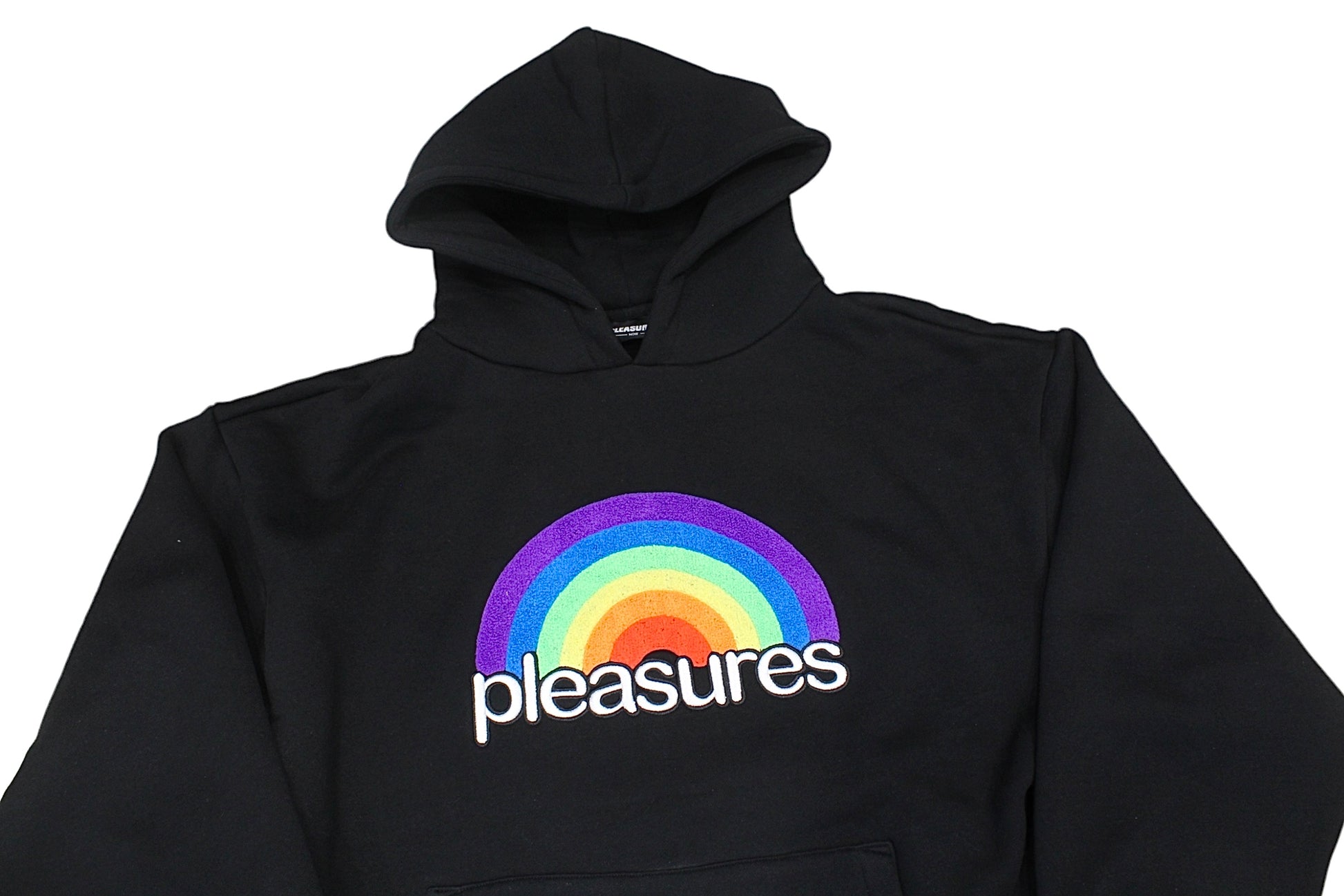 Pleasures Good Time Rainbow Black Hoodie - 1NE.derby